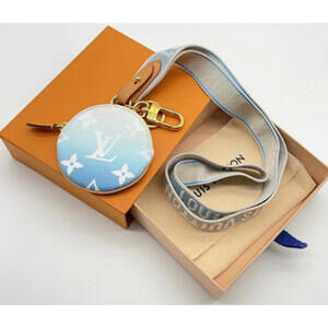 Louis Vuitton By the Pool Lanyard Multi Coin Case LV Blue